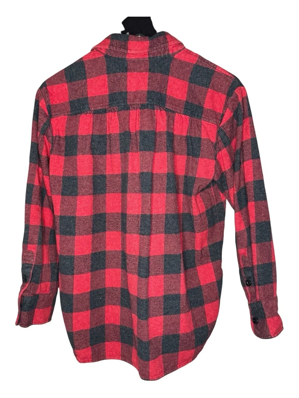 Madewell Red and Black Plaid Shirt